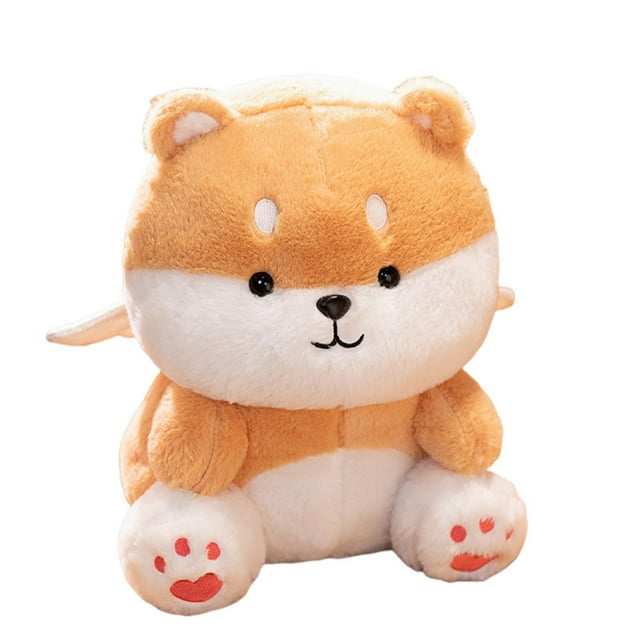 Pp Cotton Dog Plush Soft Comfortable Stuffed Cute Three-dimensional Plushie Fine Workmanship Adorable Facial Expression Pp Cotton Filling for Sleeping