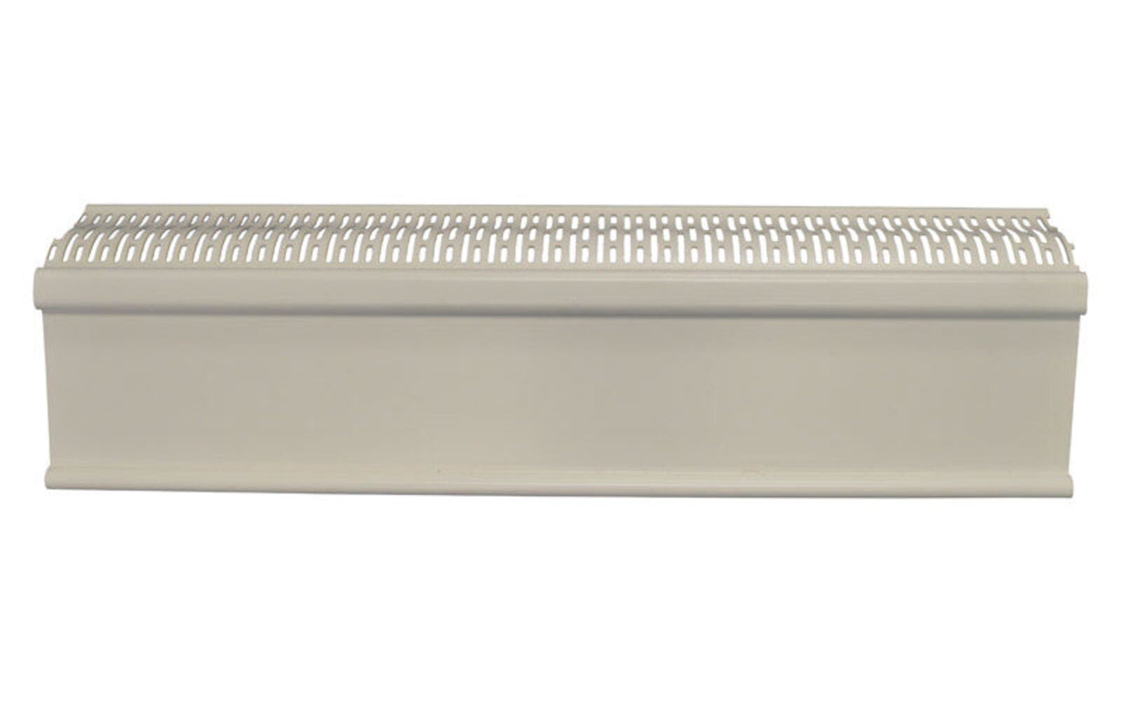 Plastx 3 in. H X 2 ft. W White ABS Plastic Baseboard Heater Cover with  1-Way Heat Deflector - Walmart.com, image size:1600x1000