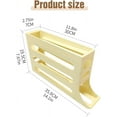 thumbnail image 2 of Egg Holder for Fridge, 2024 Upgrade 4 Tiers Egg Dispenser for Refrigerator, Auto Rolling Large Capacity Eggs Dispenser Storage 30 Egg (Transparent), 2 of 5