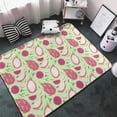 thumbnail image 3 of Shaggy Area Rug, Dragon Fruit 1 Rugs for Living Room Bedroom Non Slip Door Mat Indoor Carpet Machine Washable Nursery Home Decor Floor Mats for Entryway 60x39in, 3 of 5