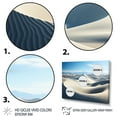 thumbnail image 3 of Designart "Coastal Dunes Coastal Sand art painting III" Landscapes Canvas Art Print, 3 of 5