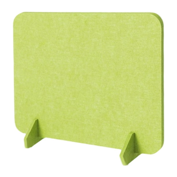 Panel acústico de privacidad para escritorio, separador de muebles, ligero, vertical, 16 x 12 pulgadas verde