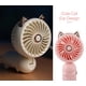 thumbnail image 4 of Portable Handheld Lanyard Fan, Mini Handheld Fan with USB Rechargeable Battery, 3 Speed Powerful Personal Desk Fan, 8-12 Hours Small Makeup Fan, Trave, 4 of 5