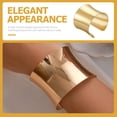 thumbnail image 4 of FESTFENDS 2 Pcs Bracelets Manchettes Femmes Couleurs Assorties Alliage Ouverture Réglable Style Rue Occasions Formelles, 4 of 8