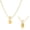 B Gold: BE ANXIOUS FOR NOTHING, variant on Trendy Beaded Choker Necklace for Women, Handmade Initial Letter Necklace, Personalized Jewelry Gift for Women