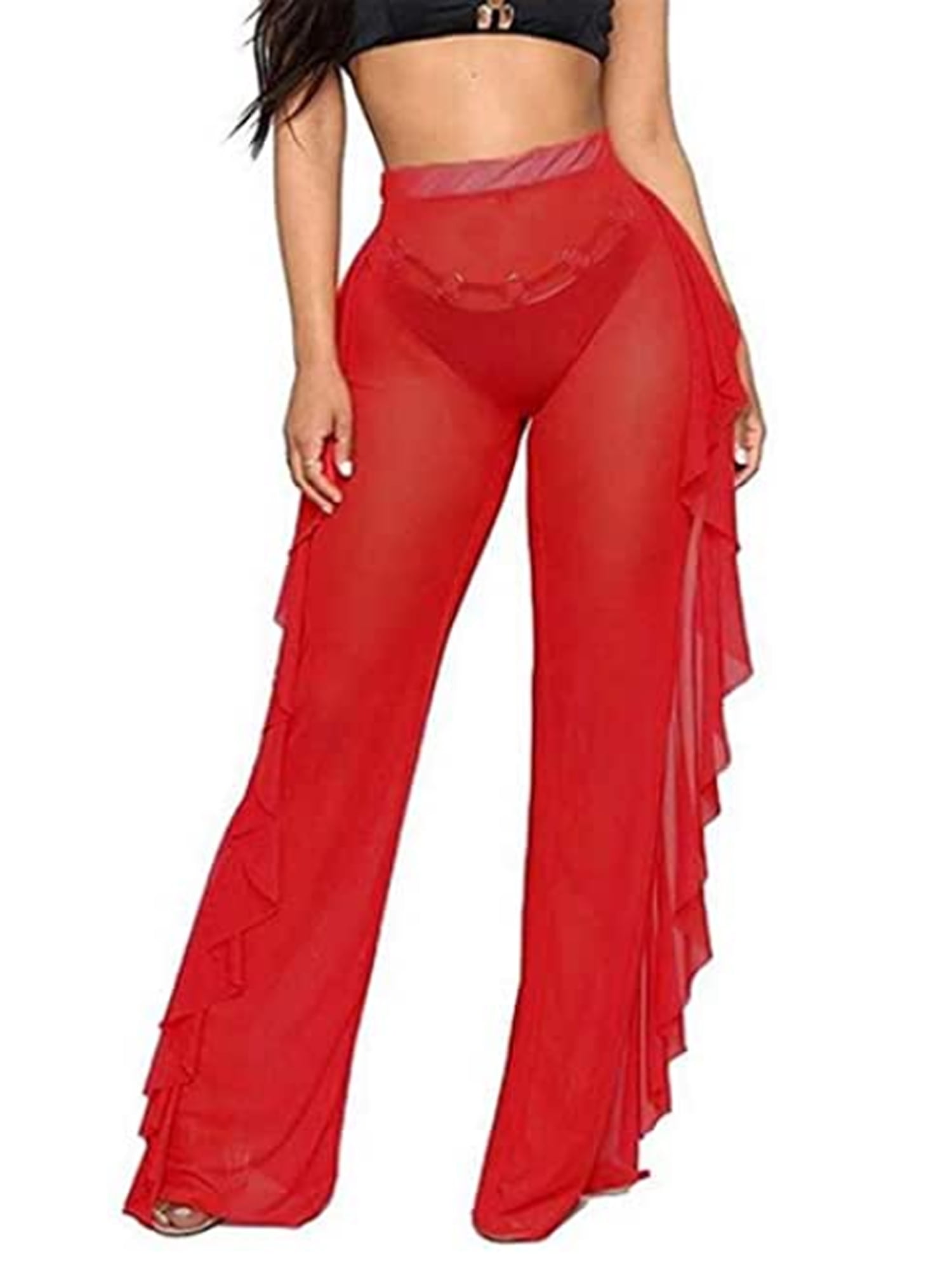 mesh beach pants