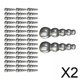 thumbnail image 1 of Kit De 2 X 50 Piezas De Cuentas De Pesca Apiladas, Señuelos De Pesca, Aparejos Para Perca, Trucha, Lucioperca, Gris, 1 of 8