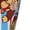 Multicolored, variant on Nintendo Donkey Kong Pajamas Men's Diddy Kong Bananas Lounge Pajama Pants