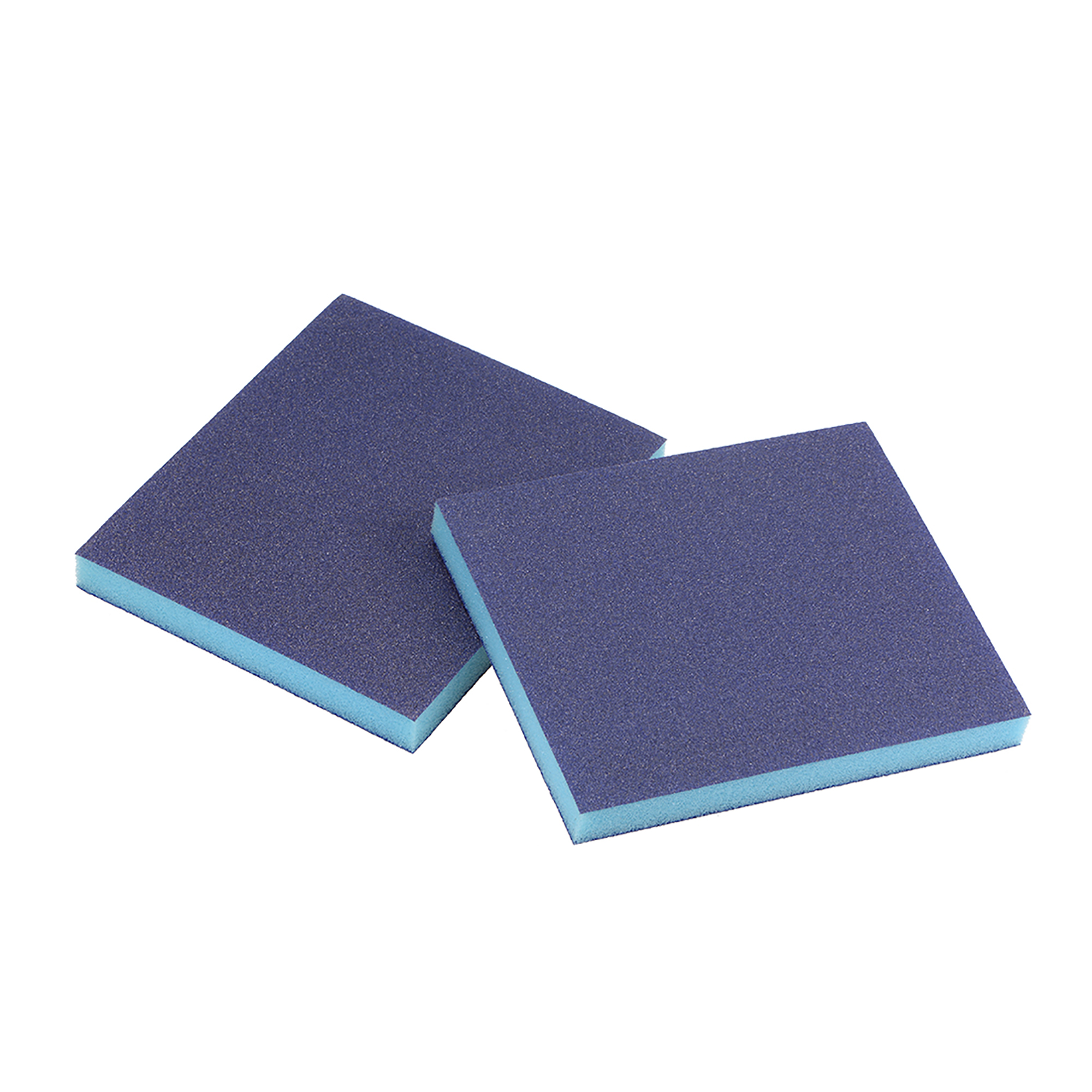 Sanding Sponge 100 Grit Sanding Block Pad 4.7" x 3.9" x 0.4" Blue 2pcs