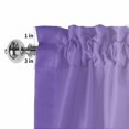thumbnail image 2 of Valances for Windows Rod Pocket Short Curtain for Bathroom Living Room Bedroom 1 Panel 42x12in, 2 of 9