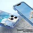 thumbnail image 2 of New Designed Case for iPhone 14 Pro Max (2022), [Marble Gold Glitter] [Three-Layer Hardshell Cases] [Reinforced Military Grade Drop Protection] Heavy-Duty Protective Cover iPhone 14 Pro Max Case 6.7", 2 of 7