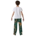 thumbnail image 5 of FORMRS Kids Pajama Pants with Pockets Size 6-8Y Boys Lounge Sleep Bottoms, Tiger and Peacock Pattern, 5 of 8