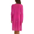 thumbnail image 3 of Conjuntos de bikini de 3 piezas para mujer Inspire Chic con tirantes ajustables en forma de cruz y acentos transpirables, color rojo rosa mediano, 3 of 5