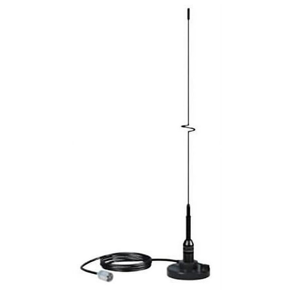 Shakespeare VHF 19" 5218 Black SS Whip Antenna - Magnetic Mount