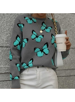  Holiday Sweaters for Women Womens Love Heart Butterfly