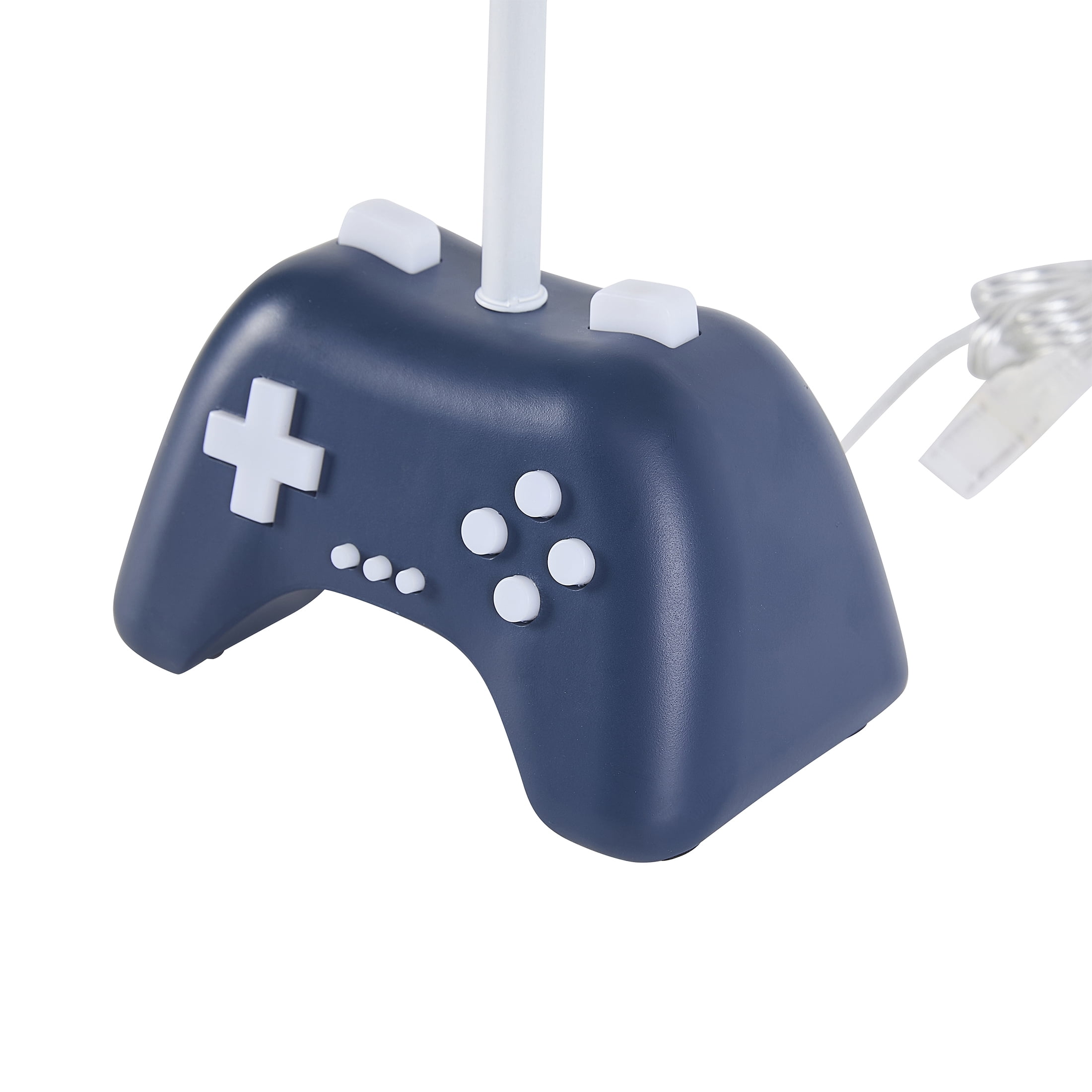 Your Zone Kids 16.5" Navy Blue Glow-in-the-Dark Gamer Table Lamp