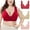 13-Pink, variant on YWDJ Push up Bras for Women Plus Size 3 Pack Front Close Comfy Bras No Wires Lounge Bras Wide Strap Full Coverage Wrap Comfortable Bras Padded Plus Size Comfort Bras Solid Bras Pink S