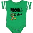 thumbnail image 3 of Inktastic Proud of My Brother Autism Awareness Puzzle Piece Ribbon Boys or Girls Baby Bodysuit, 3 of 5