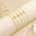 thumbnail image 6 of Turandoss 14K Gold Plated Initial Ankle Bracelets for Women - Layered Heart Letter A-Z Dainty Anklets for Women Waterproof, Anklets Jewelry Personalized Birthday Gifts for Women Teen Girls, 6 of 8