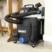 HART VOC1012PF 3703 10 Gallon 6 Peak HP Poly Wet/Dry Vacuum with Locking Accessories