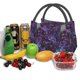 thumbnail image 3 of Fotbe Lilac Bolsa Térmica Portátil con Estampado, Bolsa de Entrega de Alimentos Aislada, Bolsa Reutilizable de Gran Capacidad para Comidas y Supermercado, 3 of 6