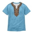 thumbnail image 3 of Graphic Tee by Norse Mythology for Everyday Casual Style Mens T Shirt Design and Print, L, Light Blue, 3 of 3