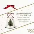 thumbnail image 6 of Spode Christmas Tree Candy Cane Bell Ornament, Elegant Hanging Decoration for Christmas Trees - Holiday Home Accents & Festive Ornament - Thoughtful Keepsake & Gift for Friends & Family, 6 of 7