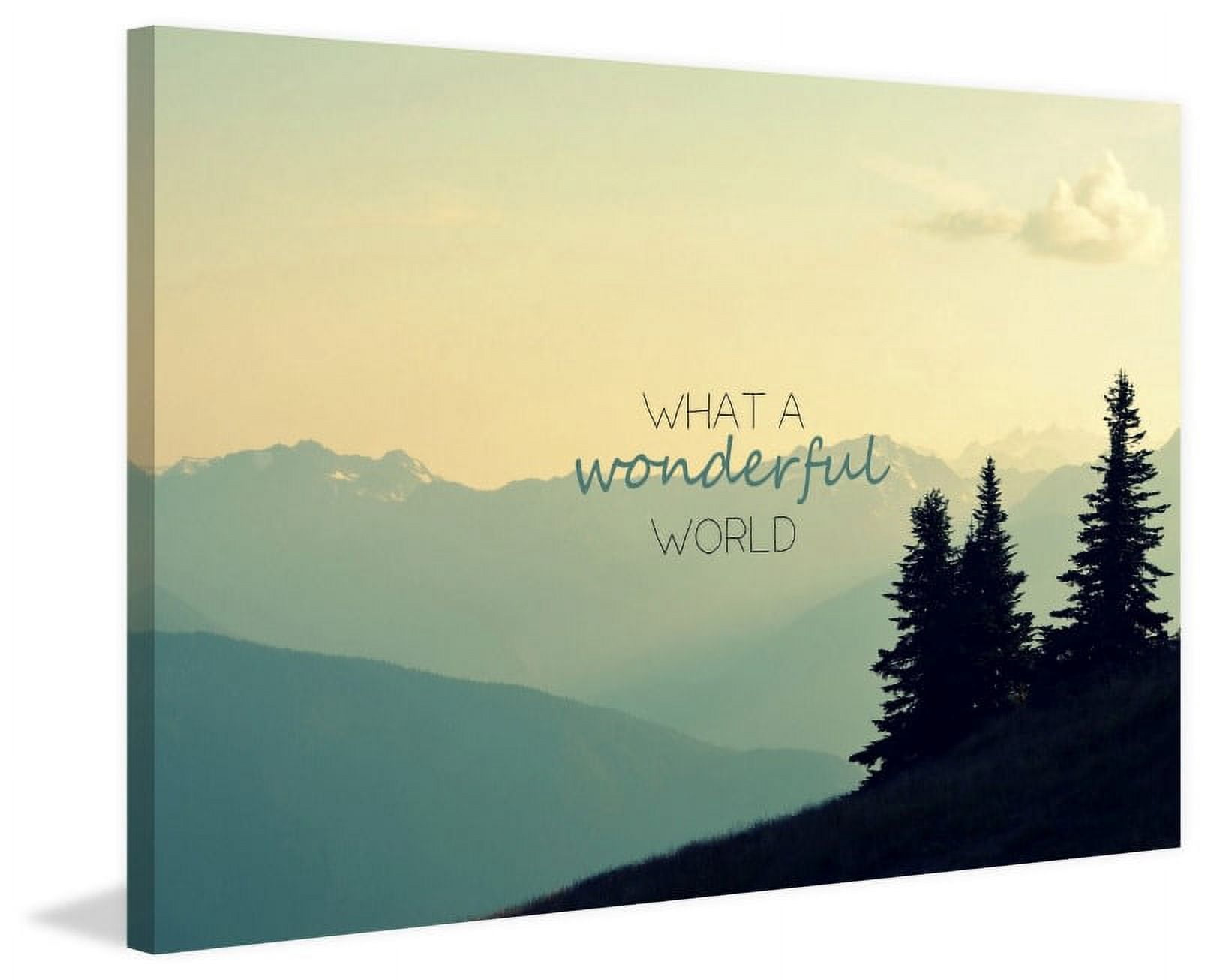 Marmont Hill "What a Wonderful World" by Robert Dickinson Painting Print on Canvas
