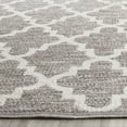 thumbnail image 6 of SAFAVIEH Montauk Crispian Geometric Quatrefoils Cotton Area Rug, Grey/Ivory, 10' x 14', 6 of 7