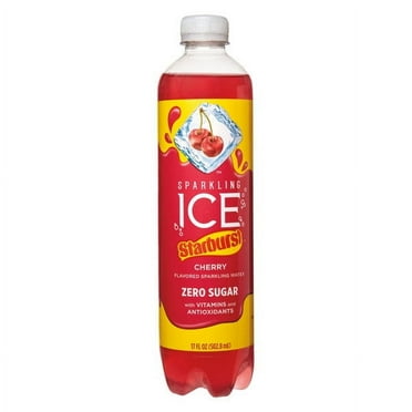 Sparkling ICE Zero Sugar Starburst Cherry Flavored Sparkling Water, 17 fl oz 17 fl oz