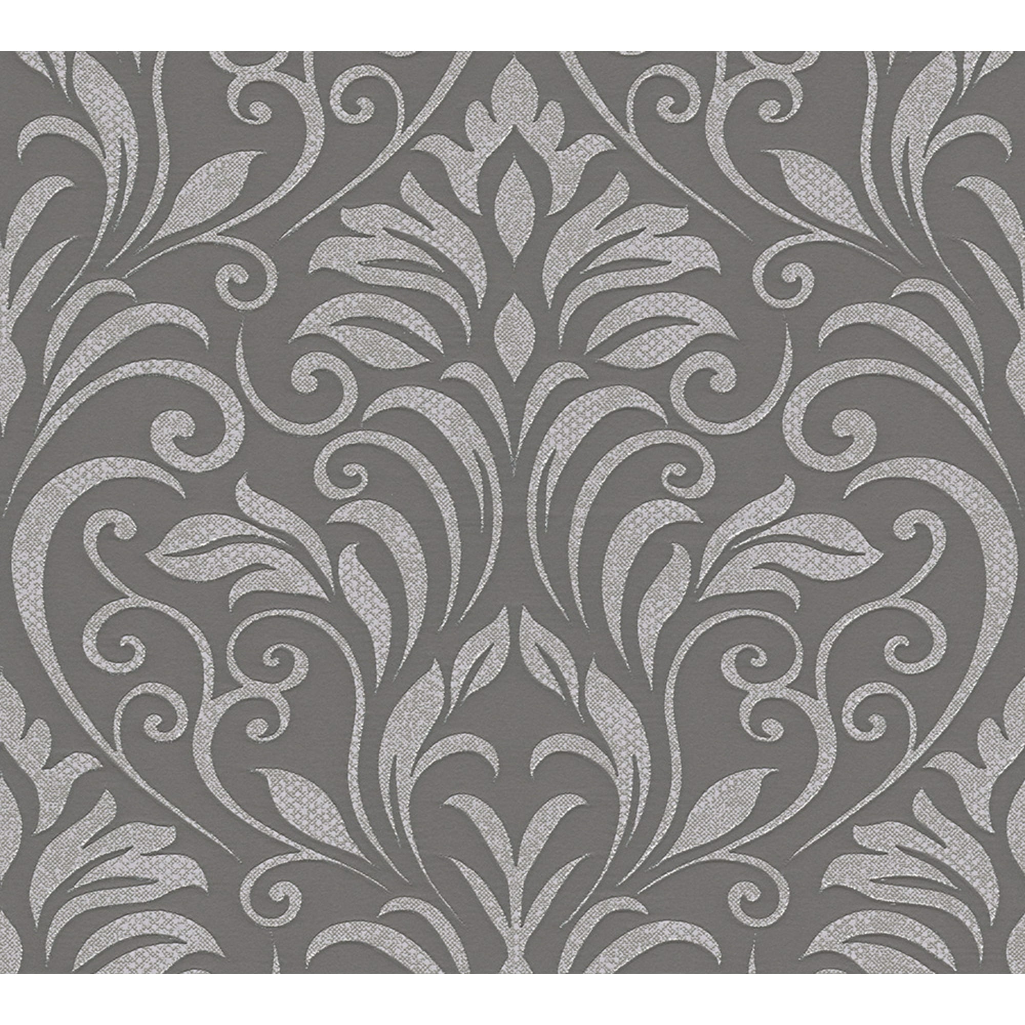 Moments - Baroque motifs, Flowers and Garlands Grey Wallpaper Roll, Modern | Walmart Canada Moments - Baroque motifs, Flowers and Garlands Grey Wallpaper Roll, Modern | Walmart Canada