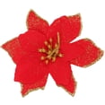 thumbnail image 2 of Naiovety Árbol de Navidad Decorativo Flor Falsa Portátil Desmontable Moda Parque Jardín Artificial Simulación Festival Flores Kits de decoración para fiestas rojo navideño Naiovety JR1170-07, 2 of 6
