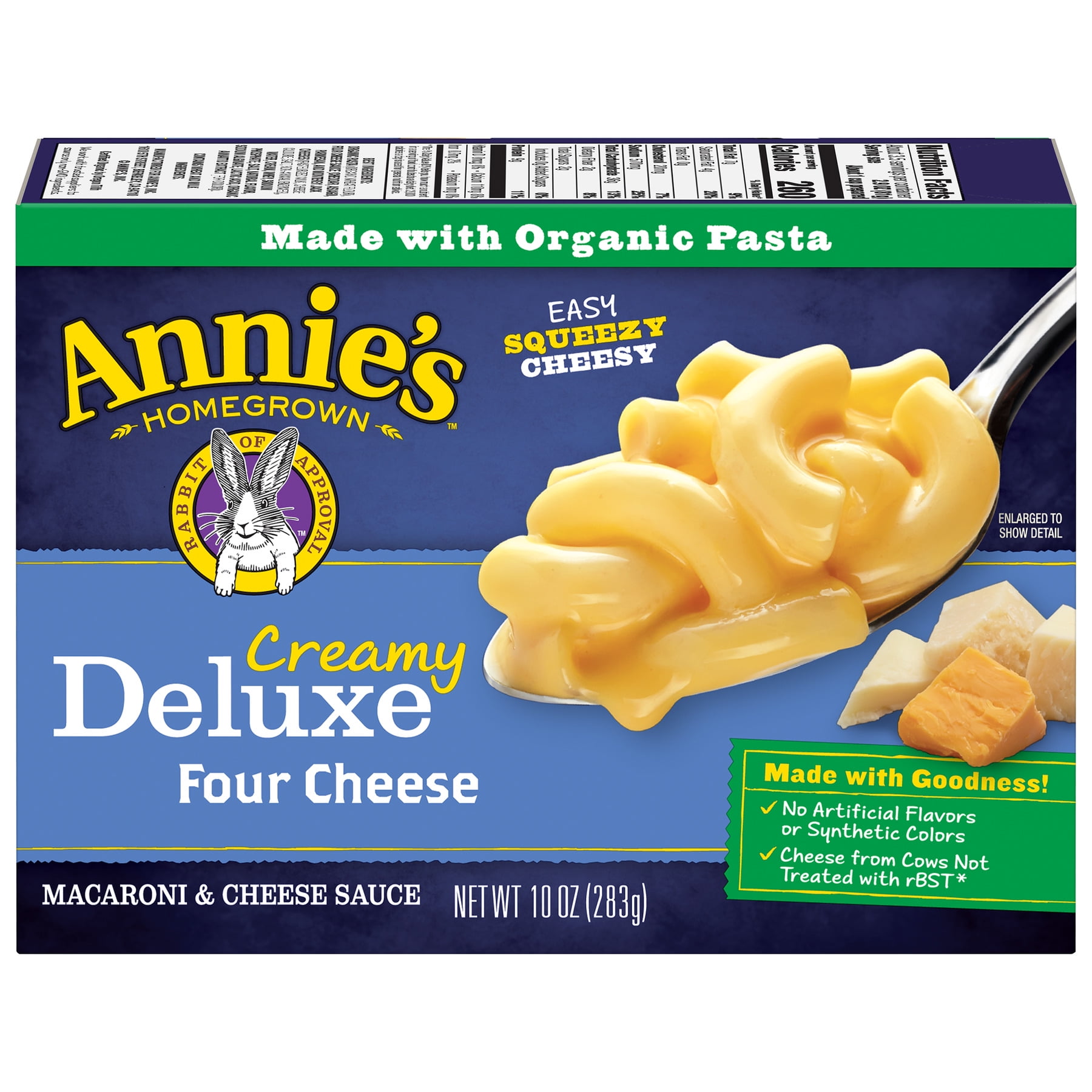 Annie's Four Cheese Creamy Deluxe Mac & Cheese, 10 oz
