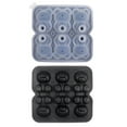 thumbnail image 2 of Bandeja de cubitos de hielo con forma de osito de peluche | Molde de silicona de 6 cavidades | Máquina de hielo flexible de grado alimenticio para whisky, cócteles, té con leche, dulces, jabón, 2 of 6
