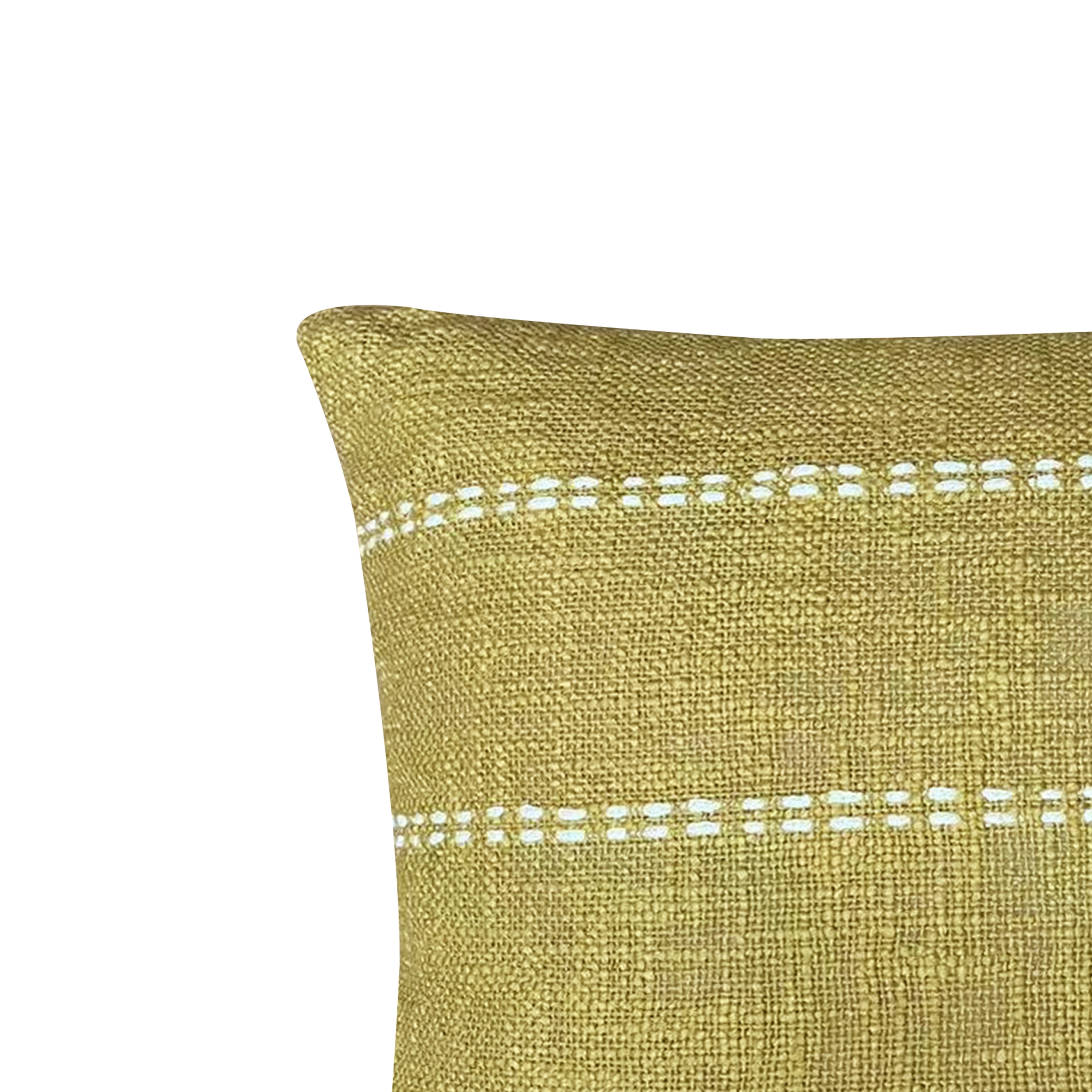 Melba Cotton Decorative Throw Pillow 18x18" Wheat 1 pack