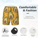 thumbnail image 3 of Balery Avocado Dog Bañador para hombre, shorts de playa de secado rápido con entrepierna y forro de compresión-Small, 3 of 6