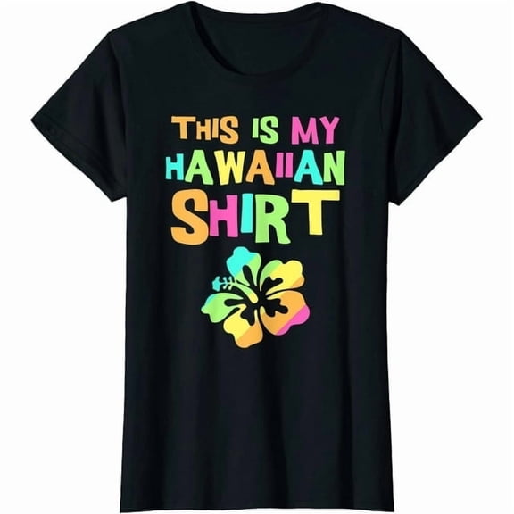 100% cotton tshirts men tee ZOCAVIA This Is My Hawaiian Shirt Tropical Luau Costume Party Wear T-Shirt
