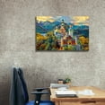 thumbnail image 3 of Epic Graffiti 'Baviera Fussen Germany Neuschwanstein castle' by Pedro Gavidia, Canvas Wall Art, 40"x26", 3 of 8