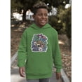 thumbnail image 2 of Cute Monster Animals Hoodie Juniors -Image by Shutterstock,  x-Large, 2 of 4