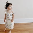 thumbnail image 2 of Pattern Ruffle Shoulder Dress, 2 of 8