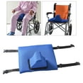 thumbnail image 6 of Wswqop Wheelchairs Seat Cushion Mat with Straps with Straps High Density Foam Blue, 6 of 9