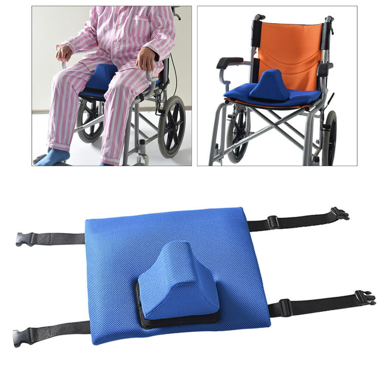 NCLCPVO Pommel Wedge Cushion with Safety Strap, Wheelchair Cushion for  Seniors with Convex Bottom, Low Profile Pommel for Easy Patient Transfer