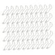 thumbnail image 4 of 50 piezas de hebillas de conexión para plantas, clips de alambre para enrejado, conectores portátiles para jaulas de plantas para tubo de 22 cm x 22 cm, 4 of 7