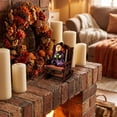 thumbnail image 5 of Pnmtdaia Halloween Purple Robe Witch Resin Figurine on Rocking Chair, Red Hair Witch Statue with Green Cup, Cute Spooky Desktop Ornament for Halloween Holiday Home Decor, 5 of 5