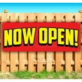 thumbnail image 1 of Now Open! 13 oz Vinyl Banner With Metal Grommets, 1 of 4