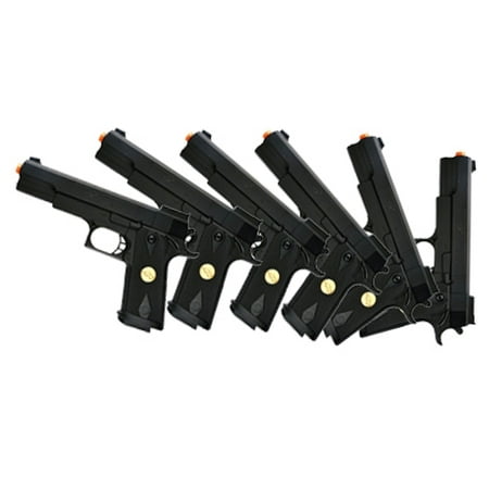 LOT OF 6 - DOUBLE EAGLE P169 1911 AIRSOFT HAND GUN FULL SIZE SPRING PISTOL W 6MM BBS (Best 1911 Airsoft Pistol)