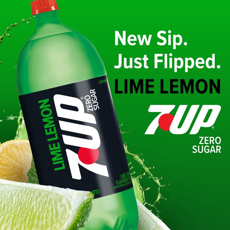 7UP Low Sodium, Caffeine Free, Zero Sugar, Lemon Lime Soda, 2