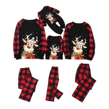 

Christmas Family Matching Pajamas Set Santa s Deer Sleepwear For The Family Women And Men