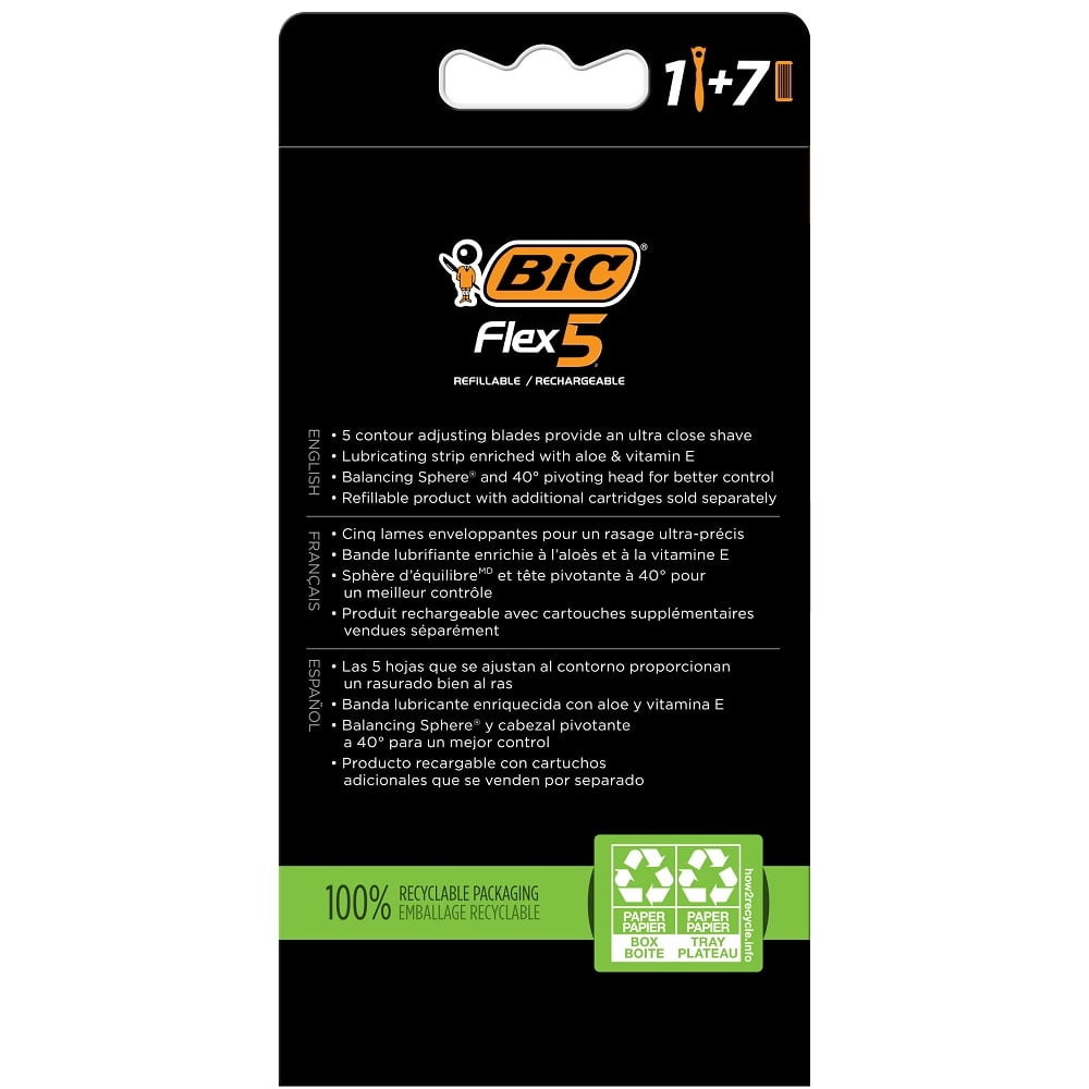 BIC Flex 5 Flexible Blades Men's Razor 1 ct