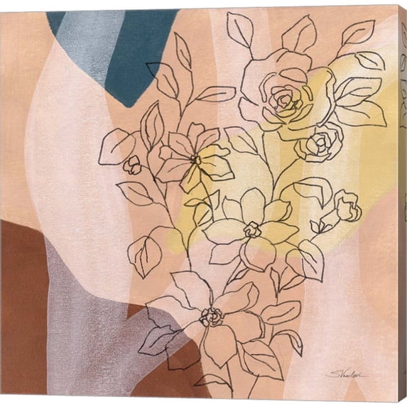 Great Art Now Earthy Boho Lace II by Silvia Vassileva, Canvas Wall Art, 12W x 12H